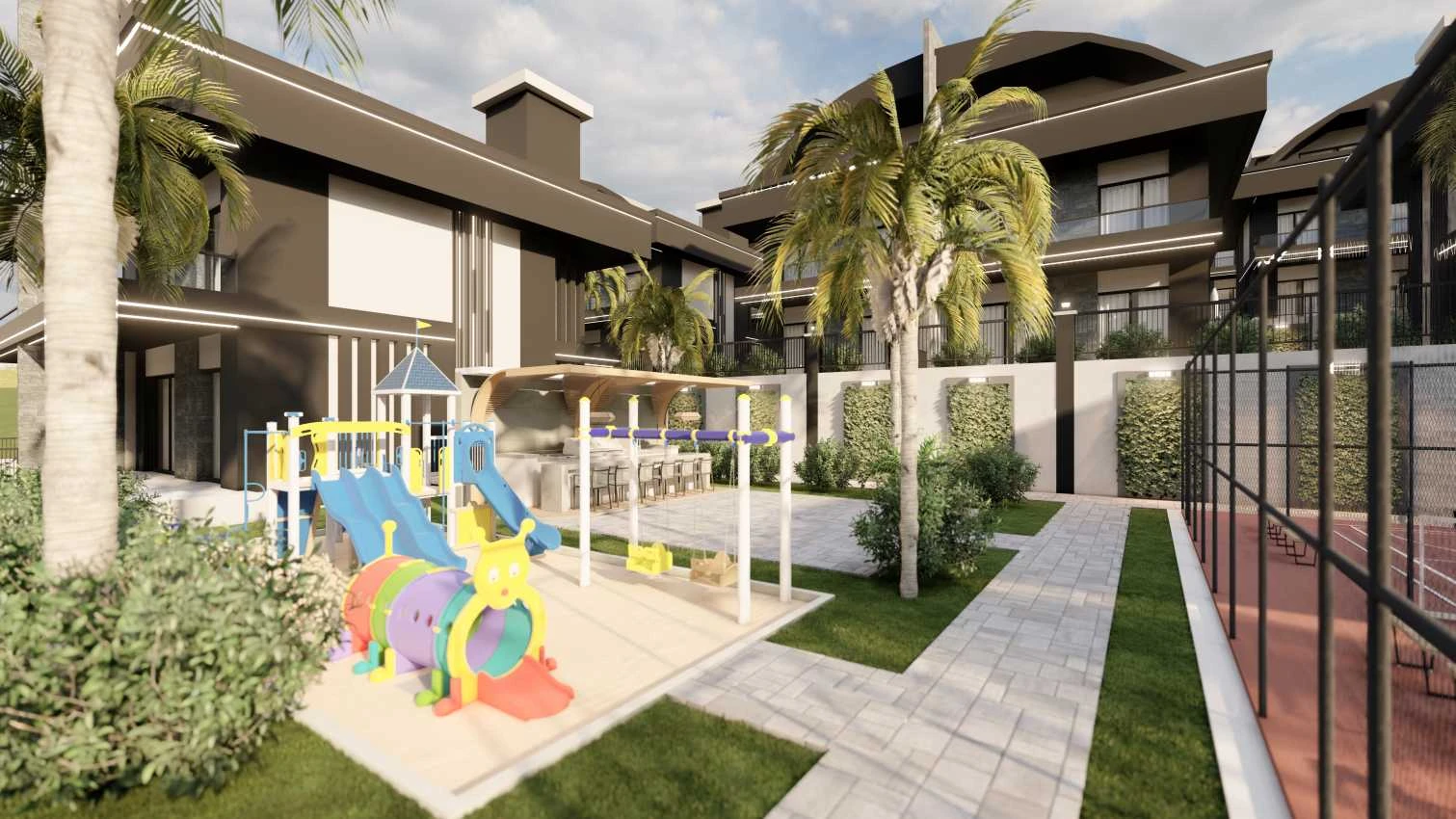 housebind Виллы с шикарной инфраструктурой в Тюрклер/ Аланья