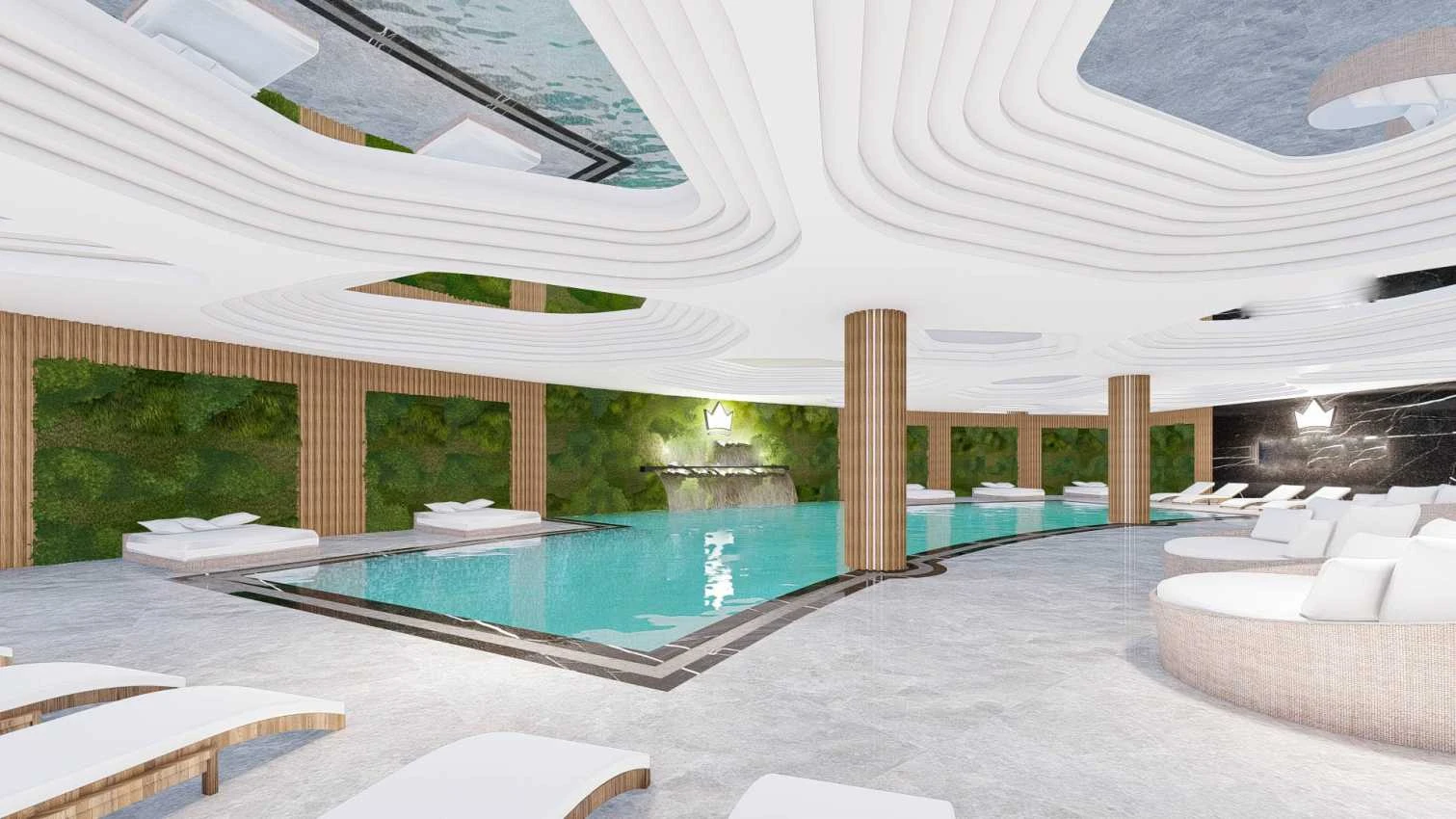 housebind Жилой комплекс класса люкс со всеми удобствами в популярном районе Алтынташ /Анталии