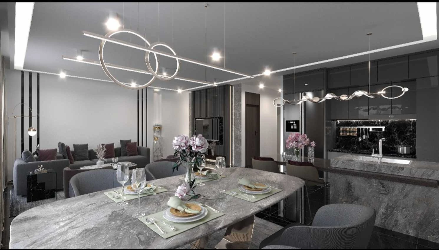 housebind Виллы с шикарной инфраструктурой в Тюрклер/ Аланья