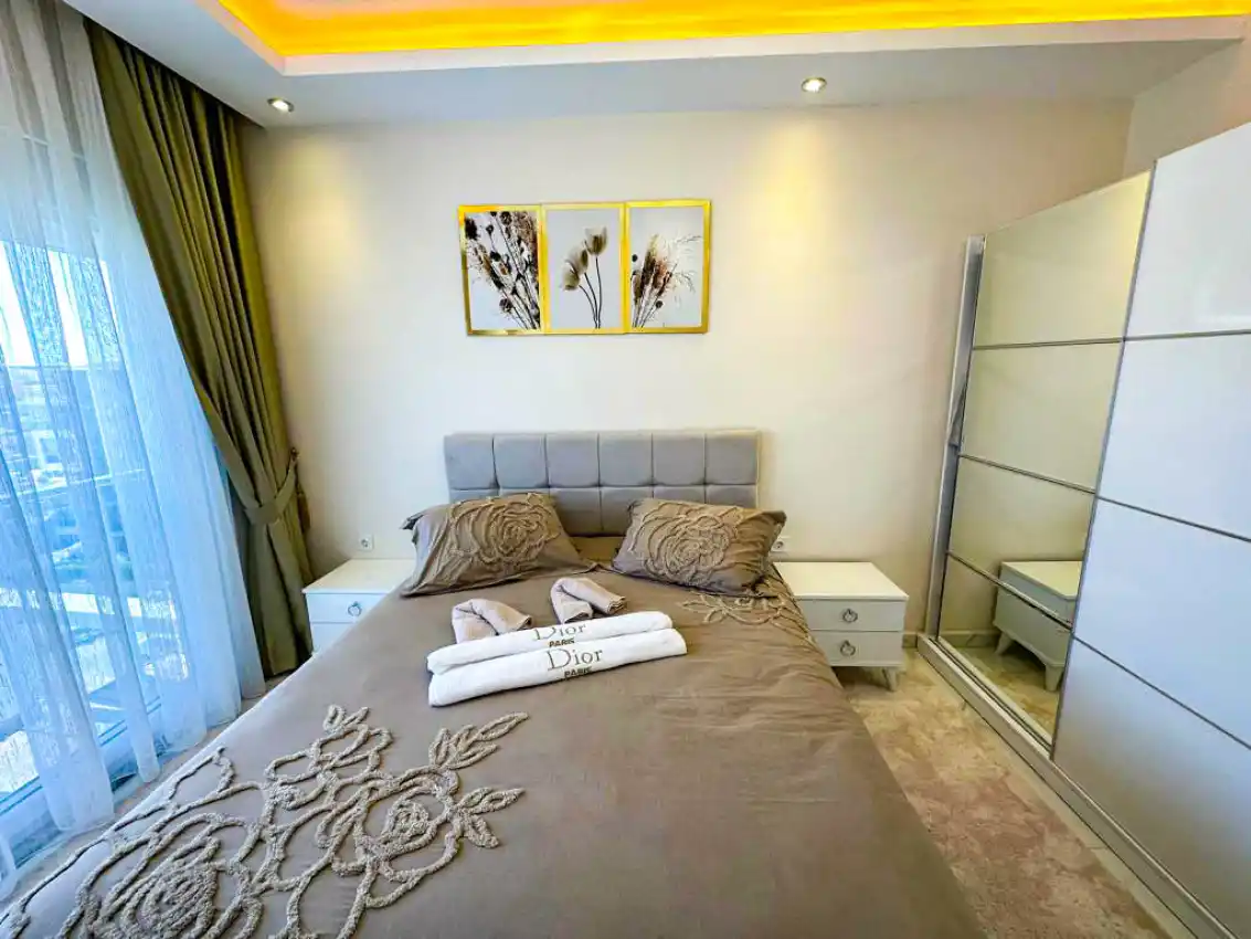 housebind Квартира 1+1 с мебелью в большом комплексе в Кестель