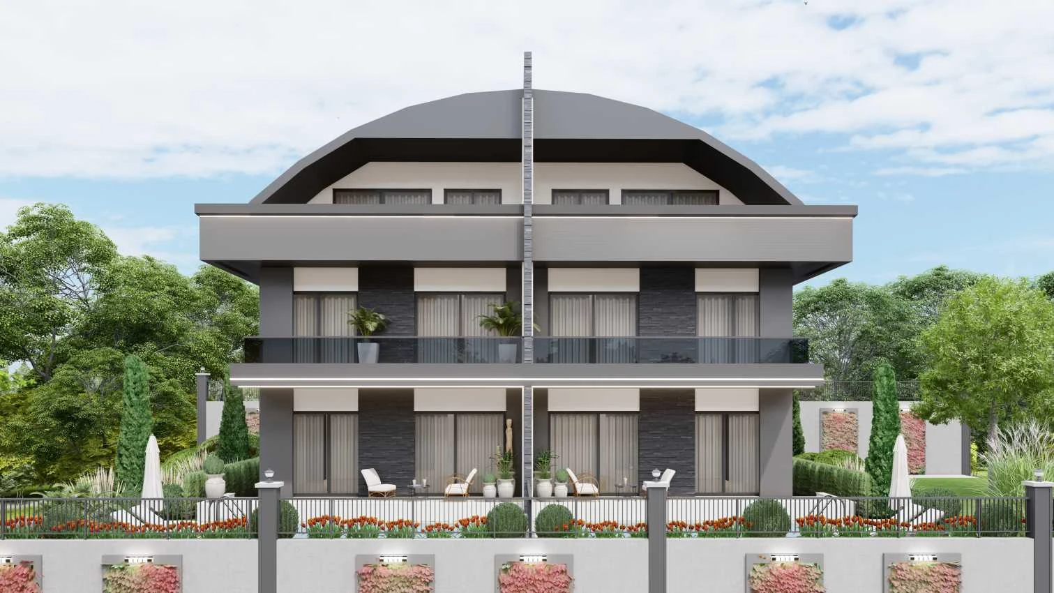 housebind Виллы с шикарной инфраструктурой в Тюрклер/ Аланья