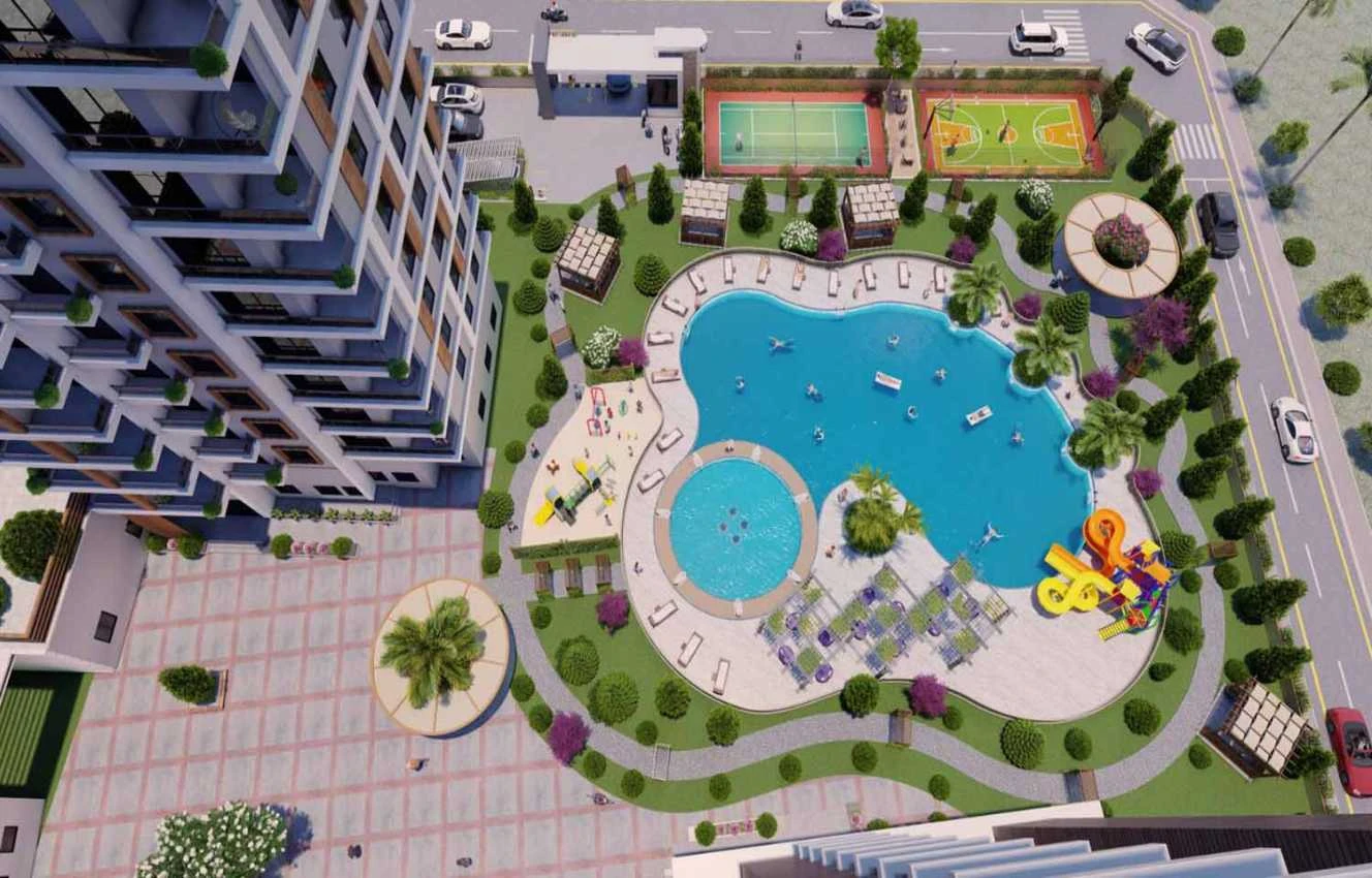 housebind Первоклассная резиденция с богатой инфраструктурой в Тедже/ Мерсин