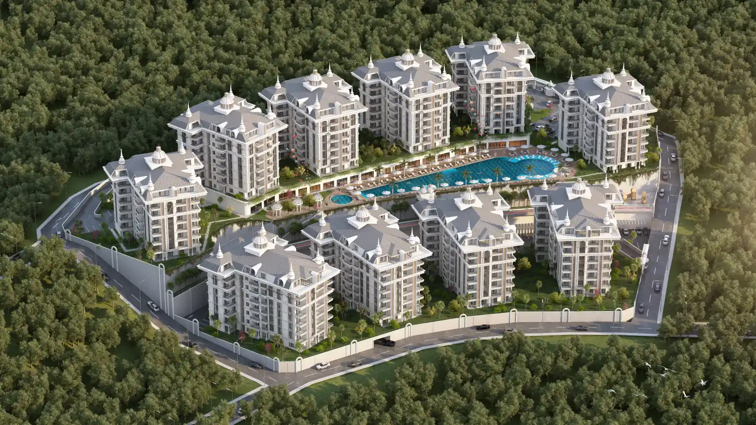 housebind Грандиозный Люкс проект в районе Чиплаклы/Алания.