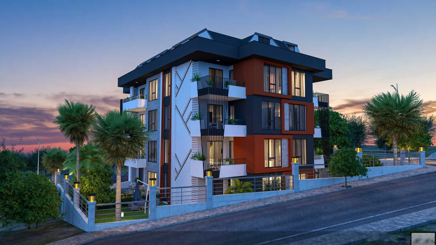 housebind Жилой комплекс в центре Алании