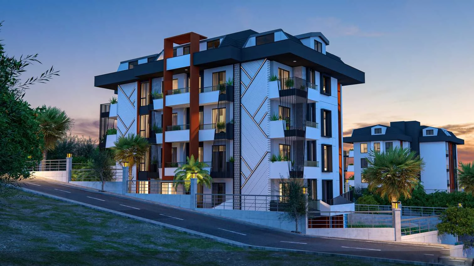 housebind Жилой комплекс в центре Алании