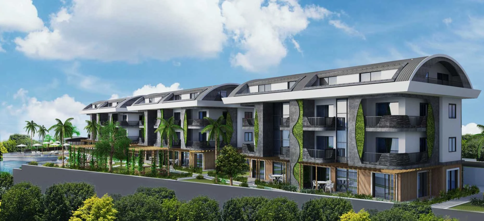 housebind Жилой Комплекс с Великолепным видом и природой в Алании