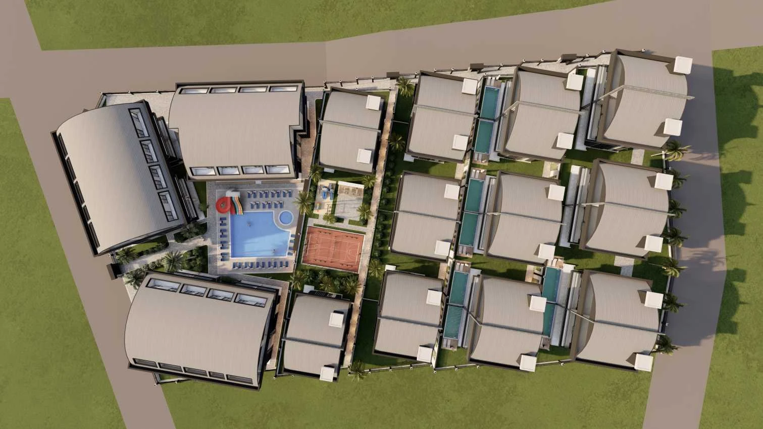 housebind Виллы с шикарной инфраструктурой в Тюрклер/ Аланья