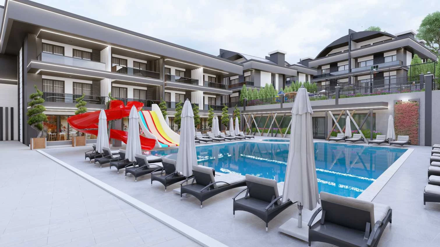 housebind Виллы с шикарной инфраструктурой в Тюрклер/ Аланья