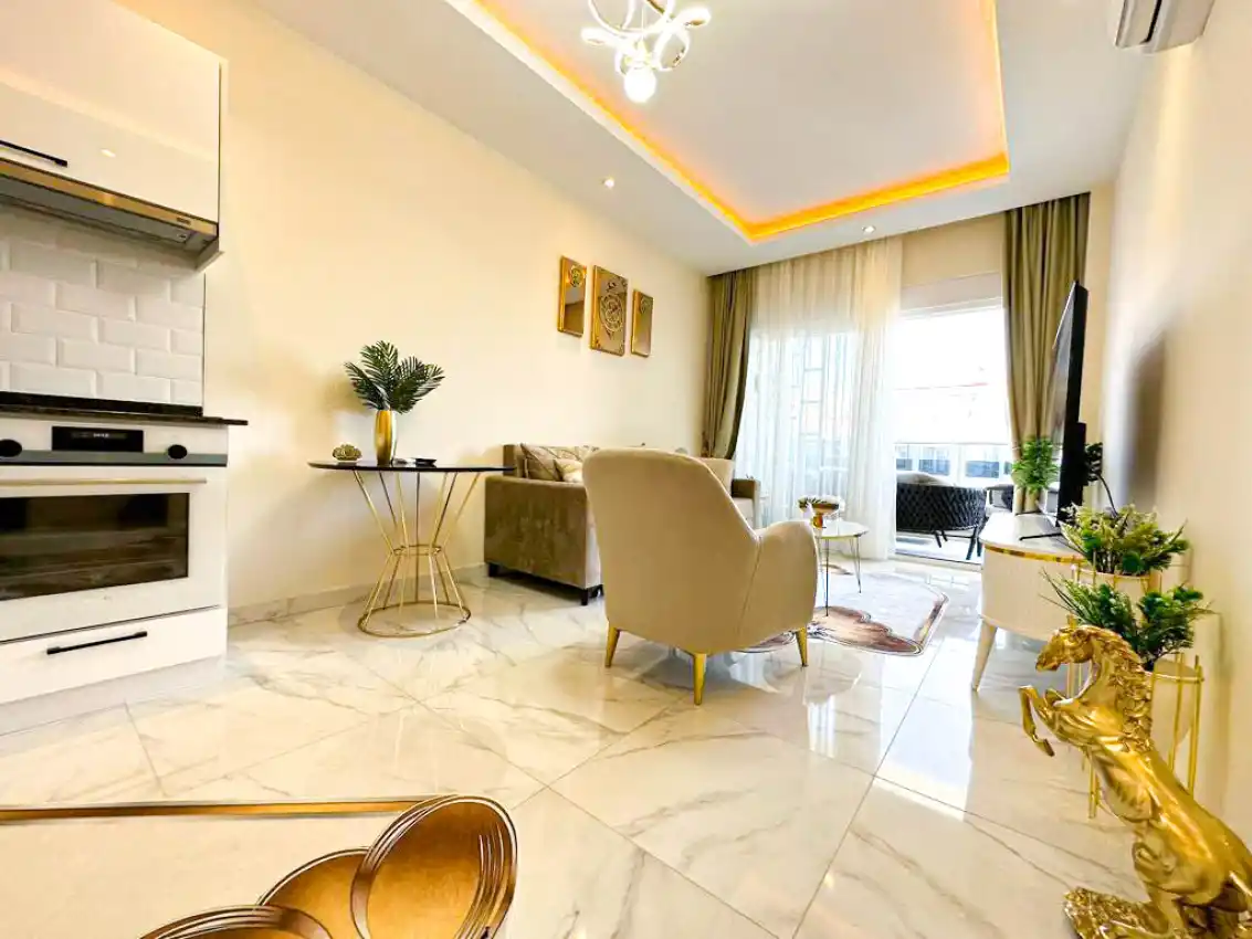 housebind Квартира 1+1 с мебелью в большом комплексе в Кестель