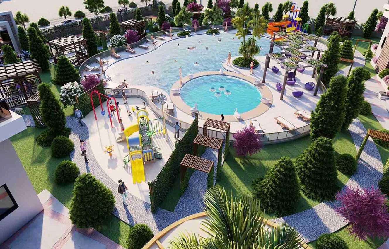 housebind Первоклассная резиденция с богатой инфраструктурой в Тедже/ Мерсин