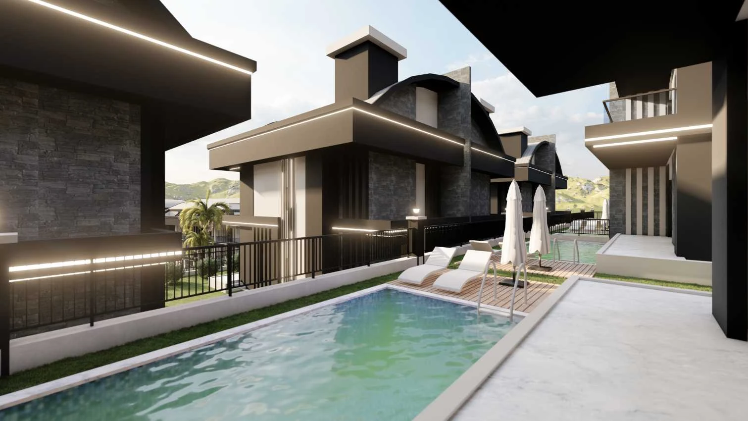 housebind Виллы с шикарной инфраструктурой в Тюрклер/ Аланья