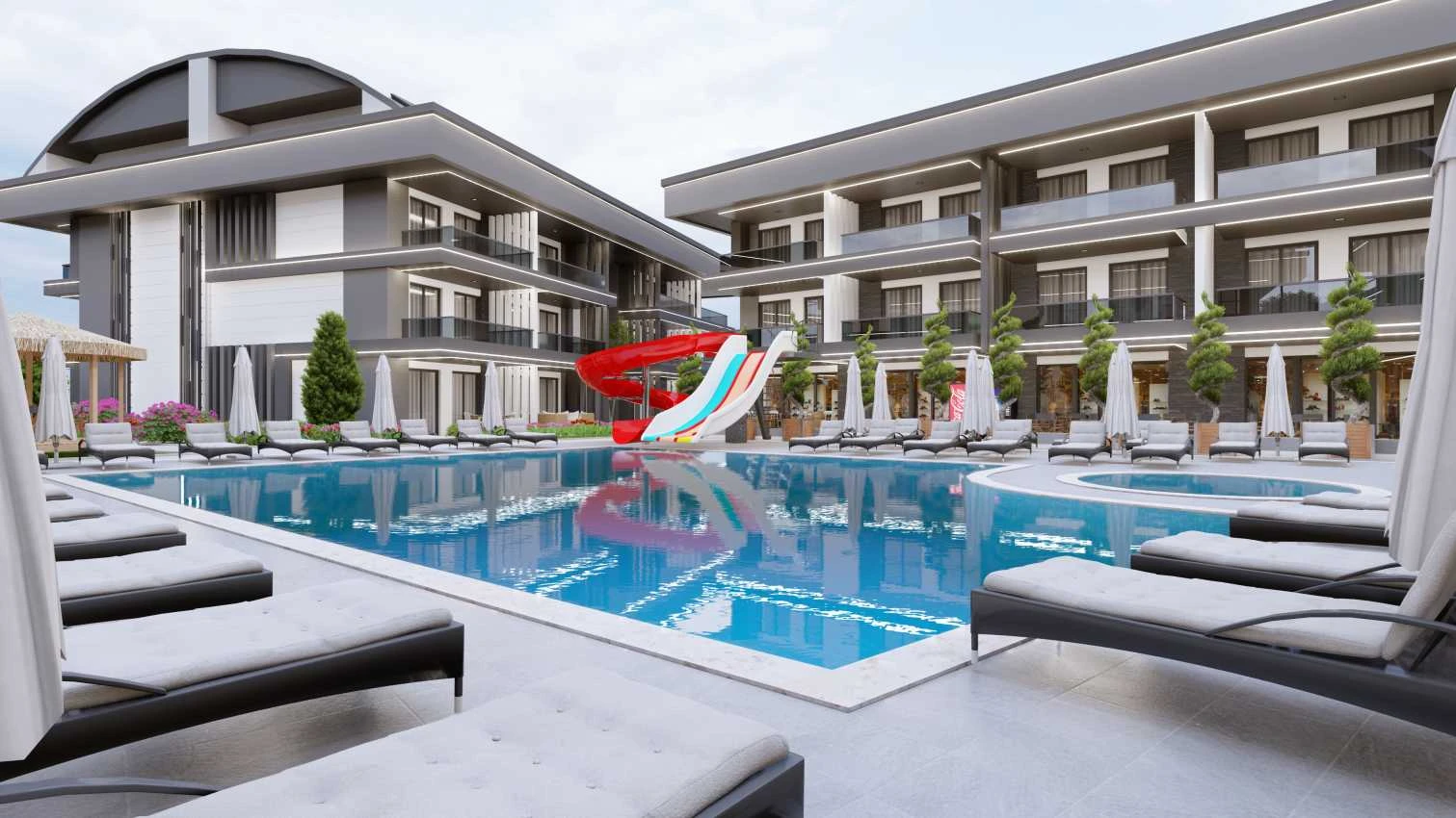 housebind Виллы с шикарной инфраструктурой в Тюрклер/ Аланья