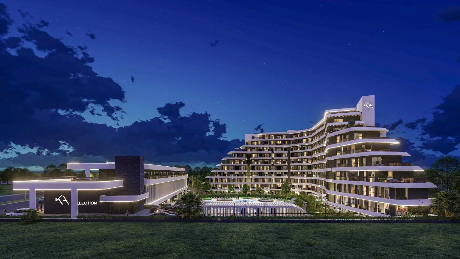 housebind Жилой комплекс класса люкс со всеми удобствами в популярном районе Алтынташ /Анталии