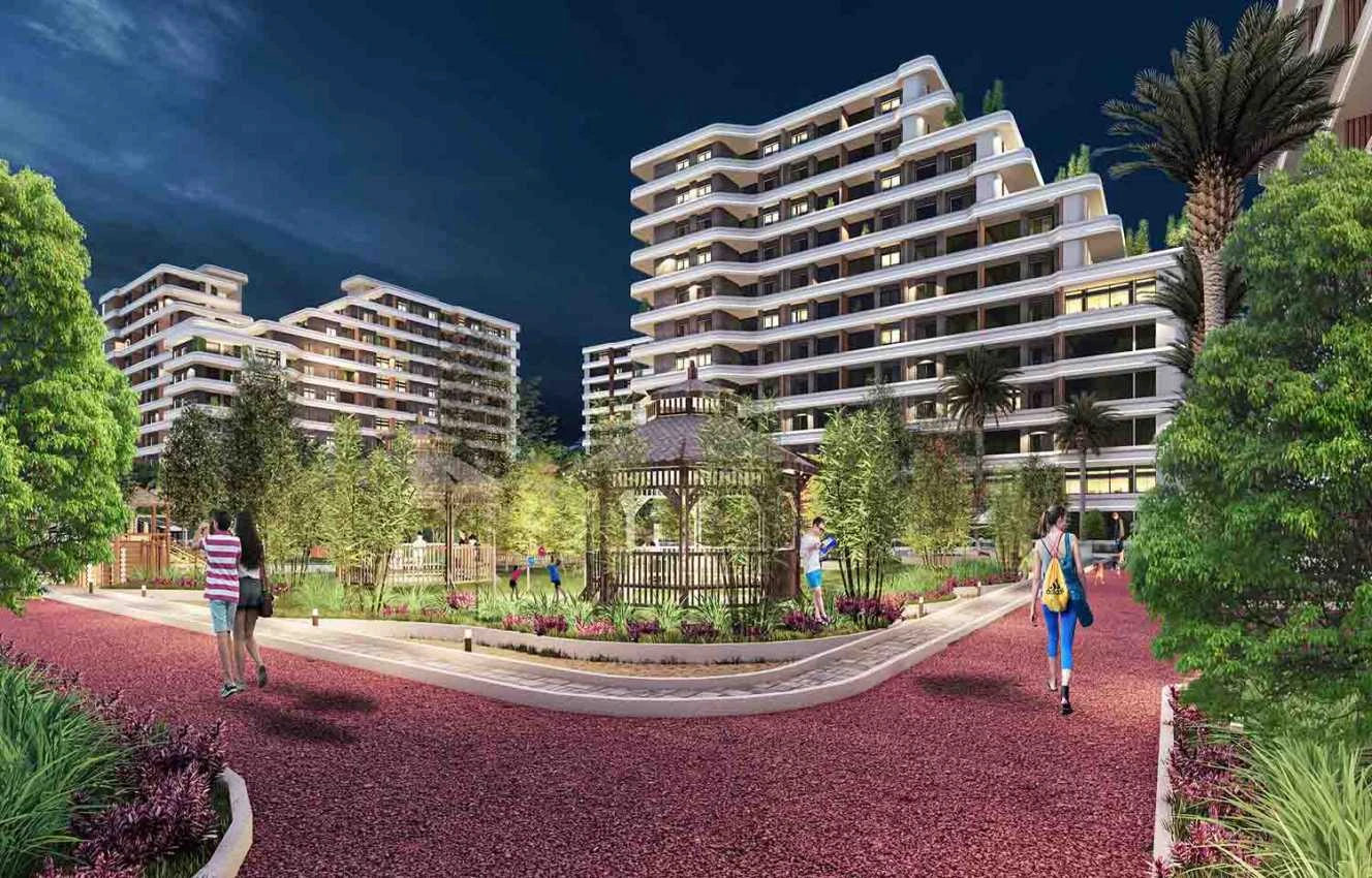 housebind Современный жилой комплекс, в тихом и спокойном районе Томюк/Мерсин