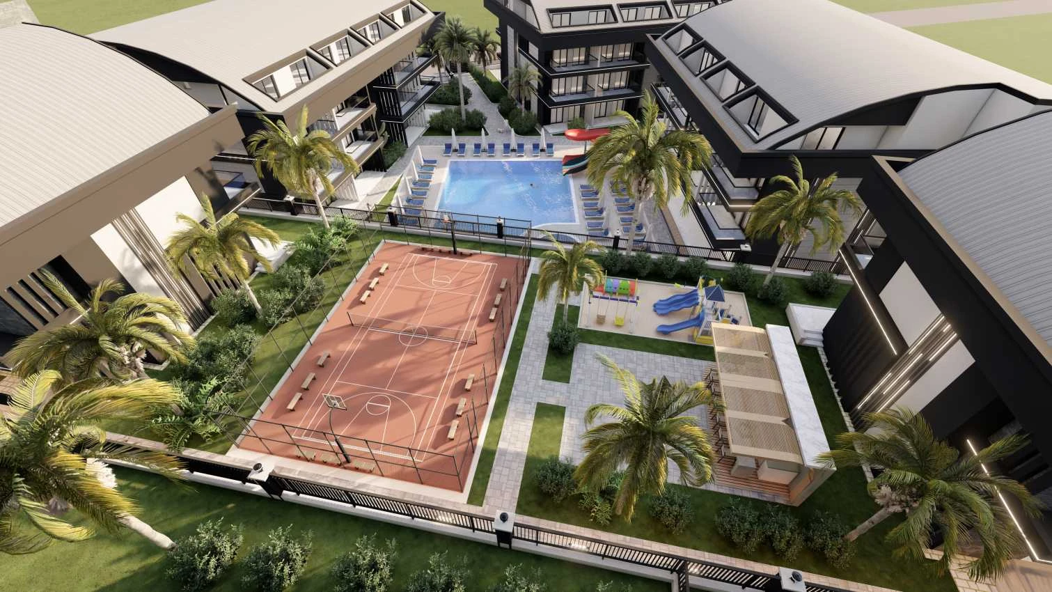 housebind Виллы с шикарной инфраструктурой в Тюрклер/ Аланья