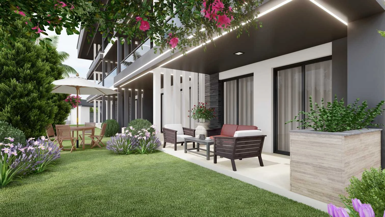 housebind Виллы с шикарной инфраструктурой в Тюрклер/ Аланья