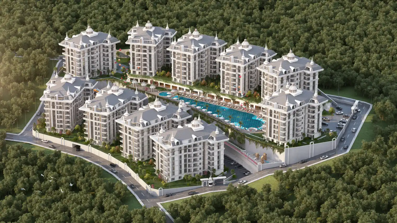 housebind Грандиозный Люкс проект в районе Чиплаклы/Алания.